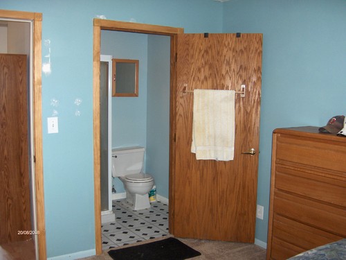 private bath in master bedroom