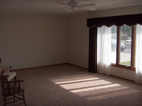 living room large room with big window for light