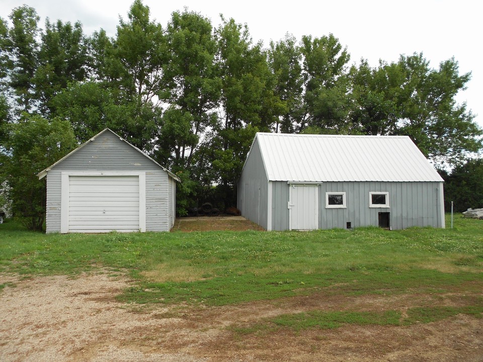 outbuildings and grove